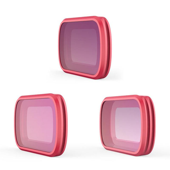 Professional Diving Lens Filter Set For Dji Pocket - Cpl / Nd8 / Nd16