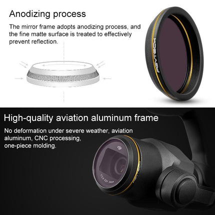 Gold Edge Lens Filter For Dji Inspire 2 / X4S Gimbal Camera Drone