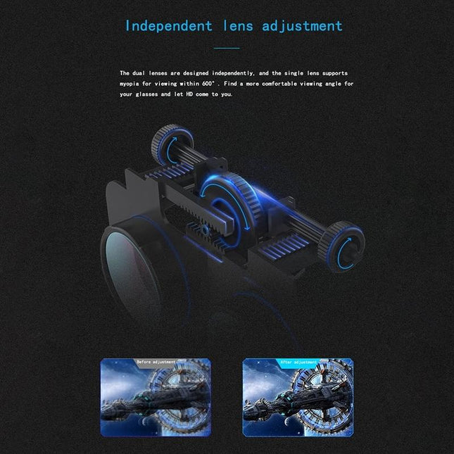 High-Fidelity Vr Headset For 4.7-6.1 Smartphones - 3D Glasses