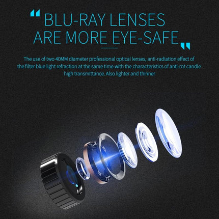 Virtual Reality Headset For 4.7-6.1 Smartphones - 3D Glasses