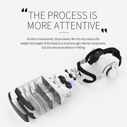 Virtual Reality Headset For 4.7-6.1 Smartphones - 3D Glasses