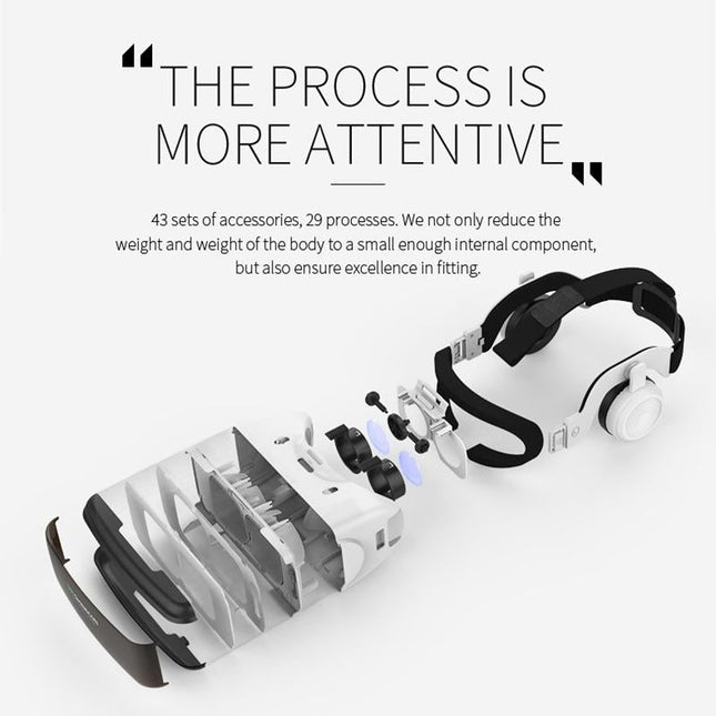 Virtual Reality Headset For 4.7-6.1 Smartphones - 3D Glasses