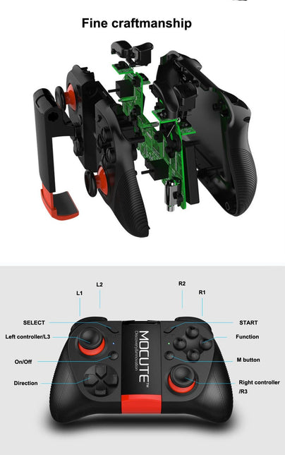 Bluetooth Gamepad Controller - Wireless