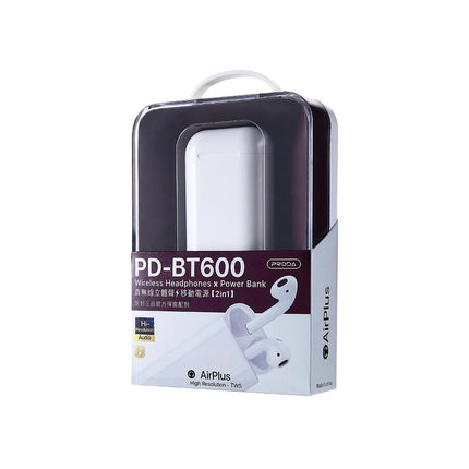 Wireless Bluetooth Earphone With Power Bank - Pd-Bt600 Air Plus