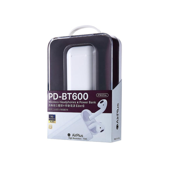 Wireless Bluetooth Earphone With Power Bank - Pd-Bt600 Air Plus