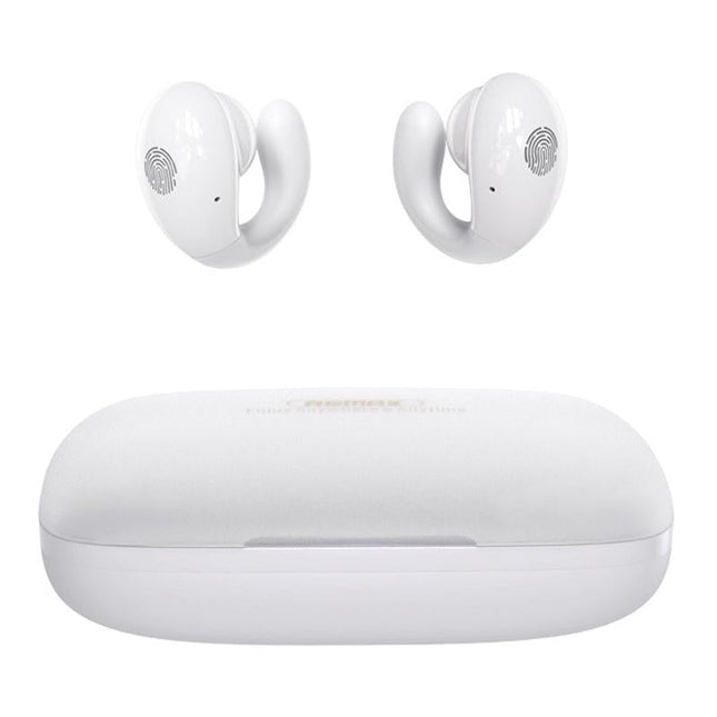 Wireless Stereo Bluetooth Earphones - Clip Style White