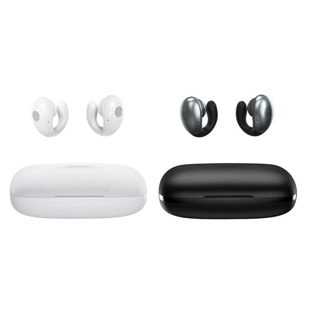 Wireless Stereo Bluetooth Earphones - Clip Style White