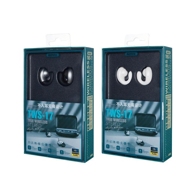 Wireless Stereo Bluetooth Earphones - Clip Style White