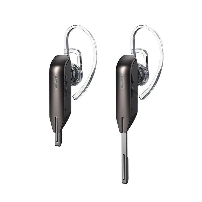 Wireless Metal Bluetooth Earphone With Noise Reduction - Black