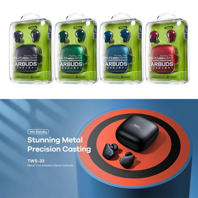 Green Tws-33 Bluetooth 5.0 True Wireless Earphones