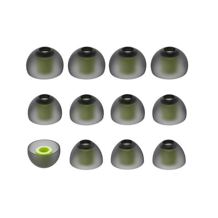 6 Pairs New Bee In-Ear Silicone Ear Caps With Storage Box - Fits 5-7Mm Earphone Plugs