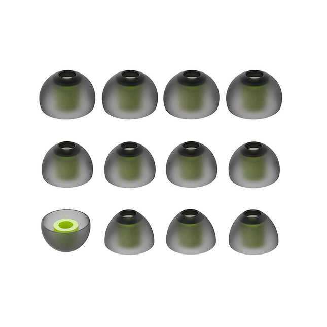 6 Pairs New Bee In-Ear Silicone Ear Caps With Storage Box - Fits 5-7Mm Earphone Plugs