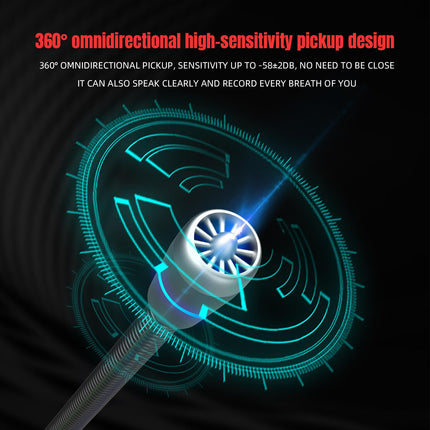 High-Quality Usb Noise-Cancelling Microphone - Black