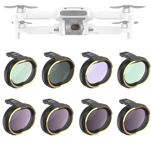8-In-1 Lens Filter Kit For Fimi X8 Mini Drone - Uv Cpl Nd8 Nd16 Nd32 Star Night Filters