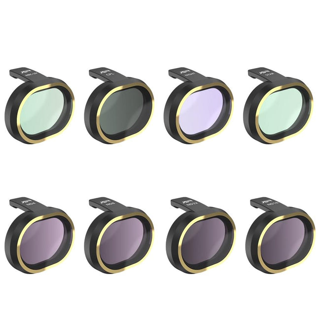 8-In-1 Lens Filter Kit For Fimi X8 Mini Drone - Uv Cpl Nd8 Nd16 Nd32 Star Night Filters