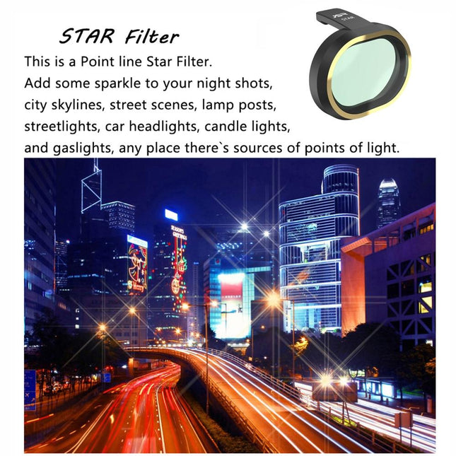 8-In-1 Lens Filter Kit For Fimi X8 Mini Drone - Uv Cpl Nd8 Nd16 Nd32 Star Night Filters