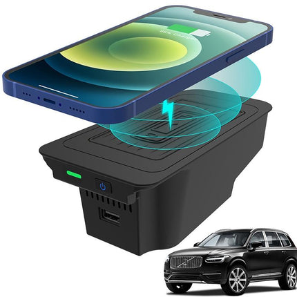 10W Wireless Charger For Volvo S60 2019-2021 - Qi Standard Quick Charging