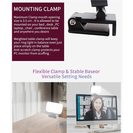 Portable Usb Led Fill Light - 10 Brightness Levels 3000-6500K