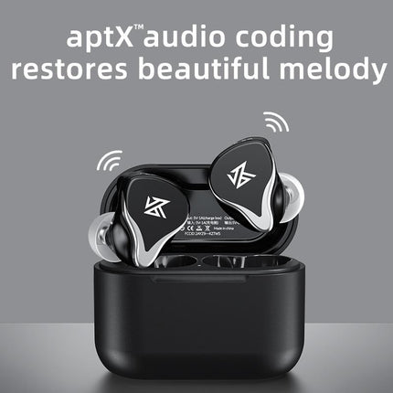 Kz Z3 Hybrid 1Dd & 1Ba Wireless Bluetooth 5.2 Tws Earphone - Black