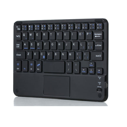 Detachable Bluetooth Keyboard Leather Tablet Case For Ipad Mini 6 With Touchpad & Holder - Black