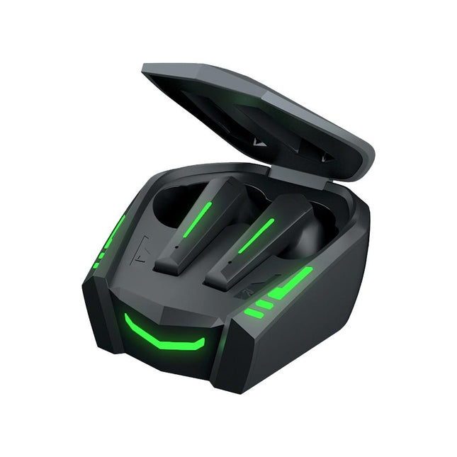 Xt80 Tws Dual Mode Bluetooth Earphones With Breathing Light And Charging Box - Black