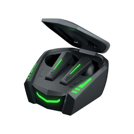 Xt80 Tws Dual Mode Bluetooth Earphones With Breathing Light And Charging Box - Black