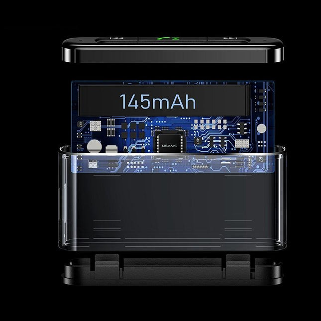 Mini Car Bluetooth 5.0 Audio Receiver - Grey 3.5Mm Plug