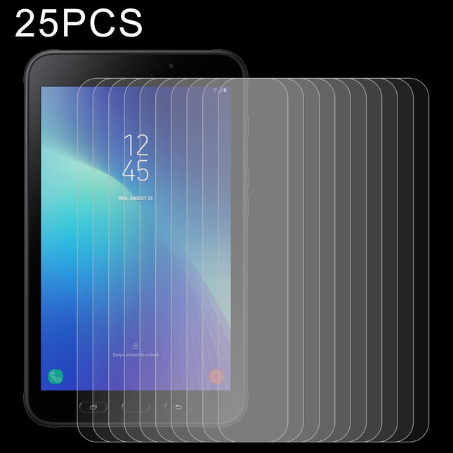 25-Pack Tempered Glass Film For Samsung Galaxy Tab Active 2 - 9H 2.5D Explosion-Proof