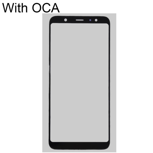 Samsung Galaxy A6+ Front Screen Glass Lens With Oca Adhesive