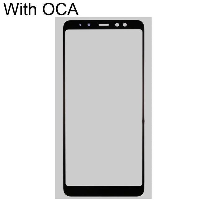 Samsung Galaxy A8 2018 Front Screen Glass Lens With Oca Adhesive