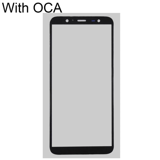 Samsung Galaxy J8 / J810 Front Screen Glass Lens With Oca Adhesive