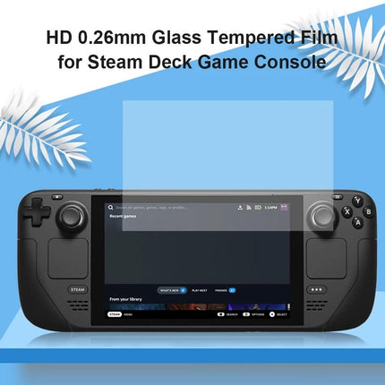 50-Pack Tempered Glass Film For Steam Deck Console - 0.26Mm 9H 2.5D