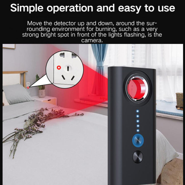 Gps Camera Tracker With Positioning Monitor - Black