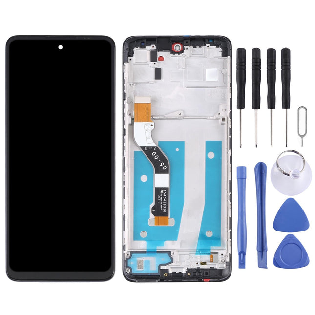 Motorola Moto G60S Lcd Screen With Frame - Full Assembly