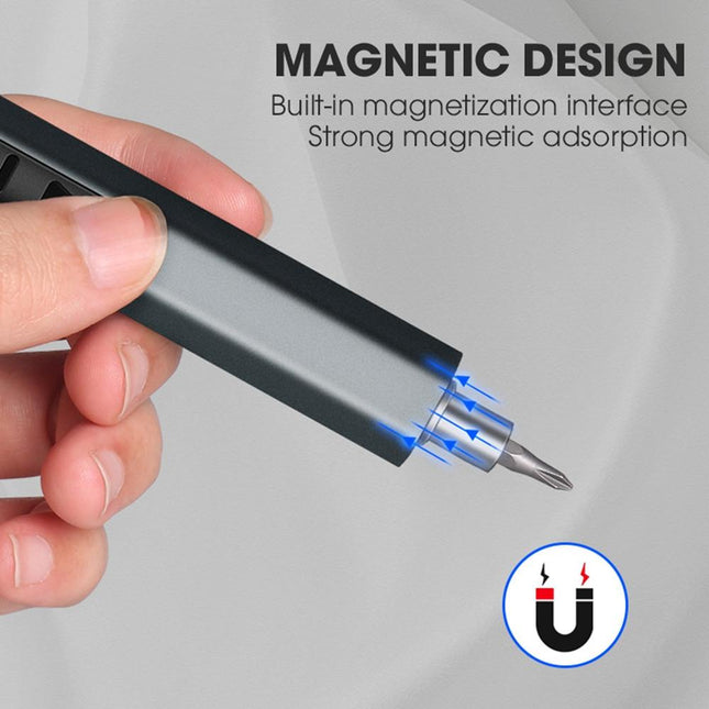 12-In-1 Rechargeable Cordless Electric Screwdriver Set With Type C Port