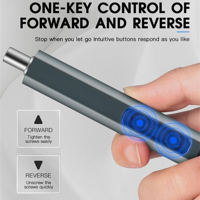 Rechargeable Cordless Electric Screwdriver Set - 49 In 1 Type C Port