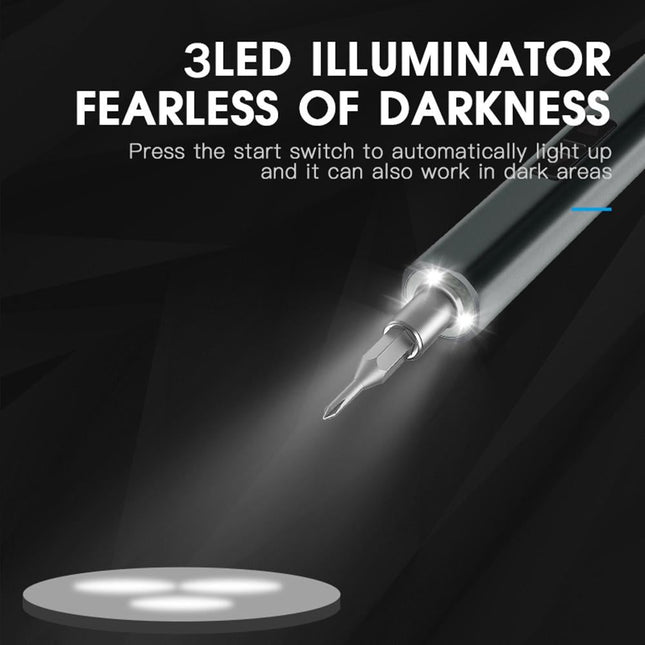 Rechargeable Cordless Electric Screwdriver Set - 49 In 1 Type C Port