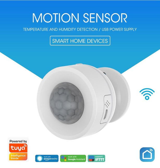 Smart Wifi Motion Sensor With Temp & Humidity - Pd07W