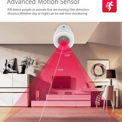 Smart Wifi Motion Sensor With Temp & Humidity - Pd07W