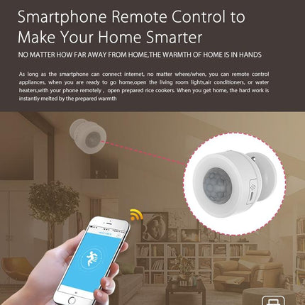 Smart Wifi Motion Sensor With Temp & Humidity - Pd07W