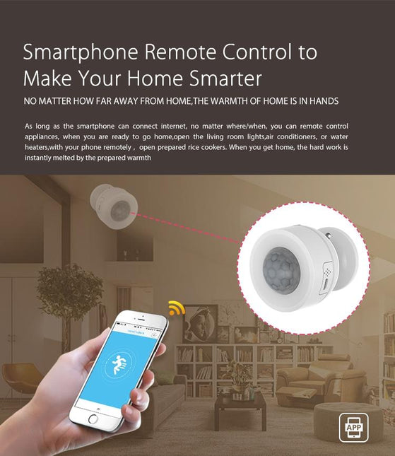 Smart Wifi Motion Sensor With Temp & Humidity - Pd07W