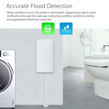 Smart Wifi Water & Flood Sensor - Wireless