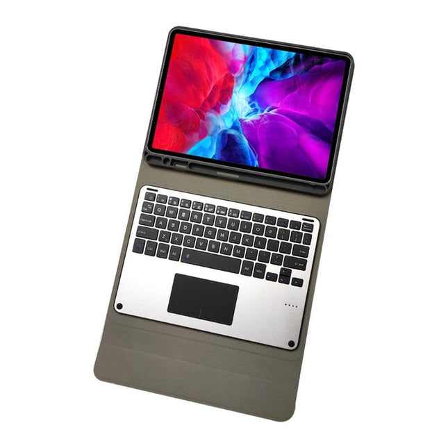 Aluminum Bluetooth Keyboard Case For Ipad Pro 11 With Holder & Pen Slot