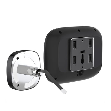 Wireless Video Doorbell With 4.3 Colour Screen And Wifi - Black