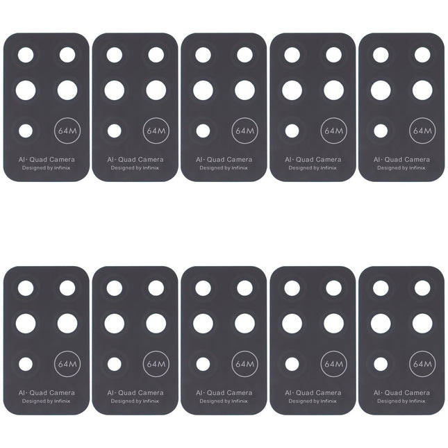 10-Piece Infinix Note 8 X692 Rear Camera Lens Set