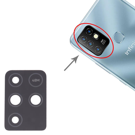 10-Piece Infinix Note 10 X693 Rear Camera Lens Set