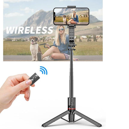Bluetooth Remote Selfie Stick With Tripod Phone Holder