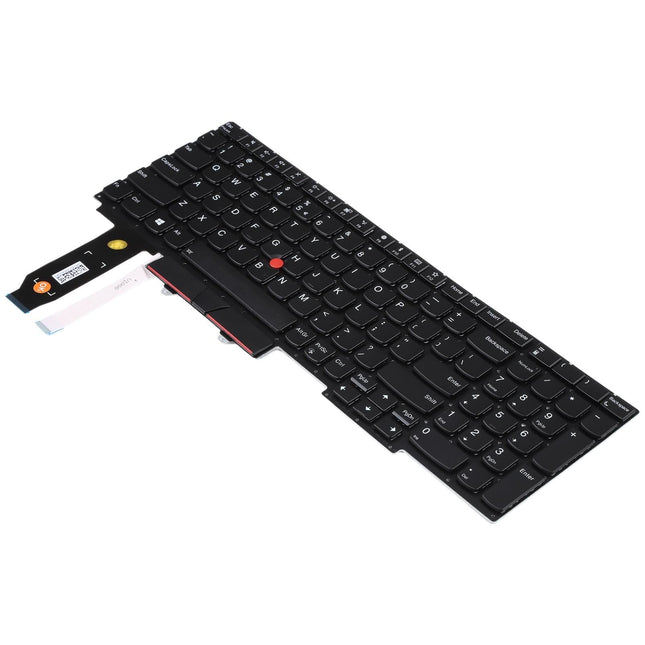 Backlit Keyboard With Trackpoint For Lenovo Thinkpad E15 Gen 2 - Us Version