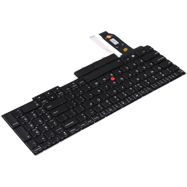 Backlit Keyboard With Trackpoint For Lenovo Thinkpad E15 Gen 2 - Us Version