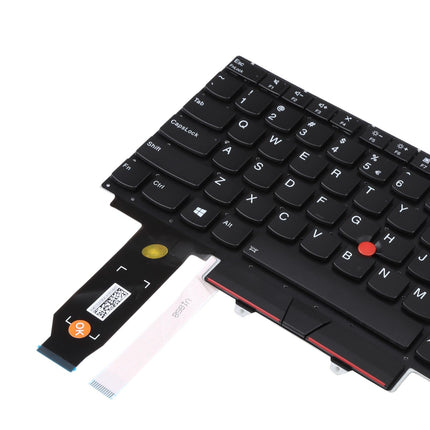 Backlit Keyboard With Trackpoint For Lenovo Thinkpad E15 Gen 2 - Us Version